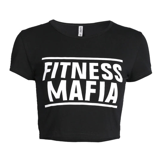 Baller Babe Fitness Mafia Cotton Womens Shirt