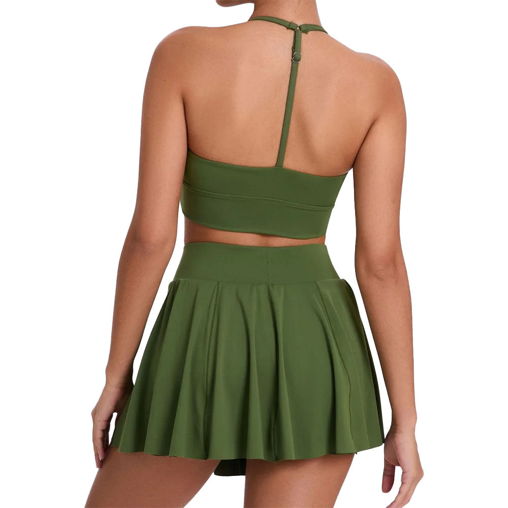 Baller Babe Sport Skirt with Crop Top Set