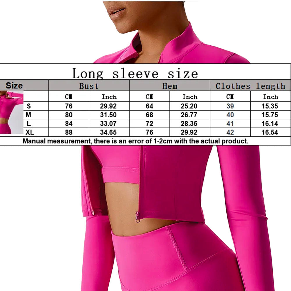 Long Sleeve Carman Zip Jacket Pink