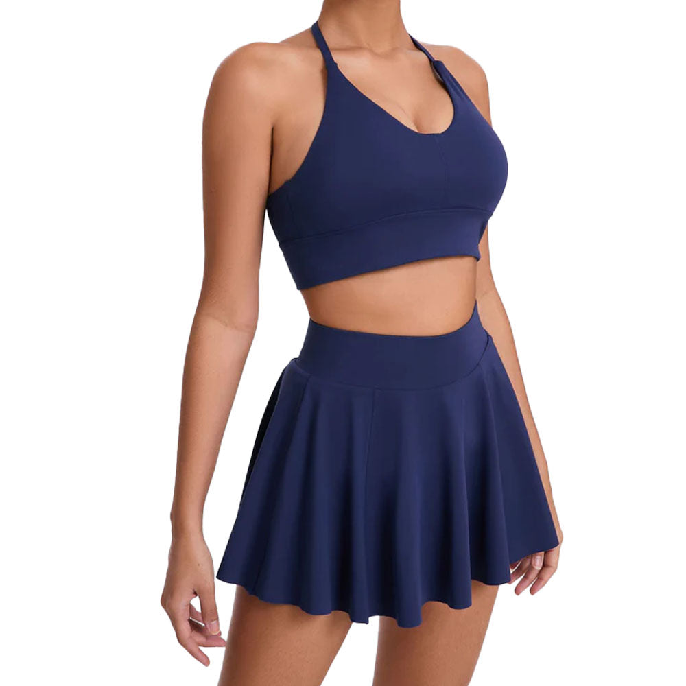 Baller Babe Sport Skirt with Crop Top Set