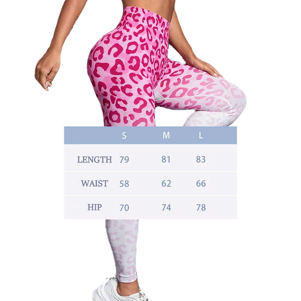 Baller Babe Animal White wash leggings - Pink