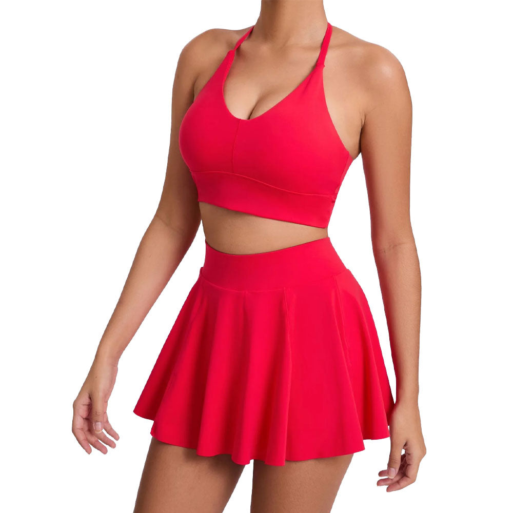 Baller Babe Sport Skirt with Crop Top Set