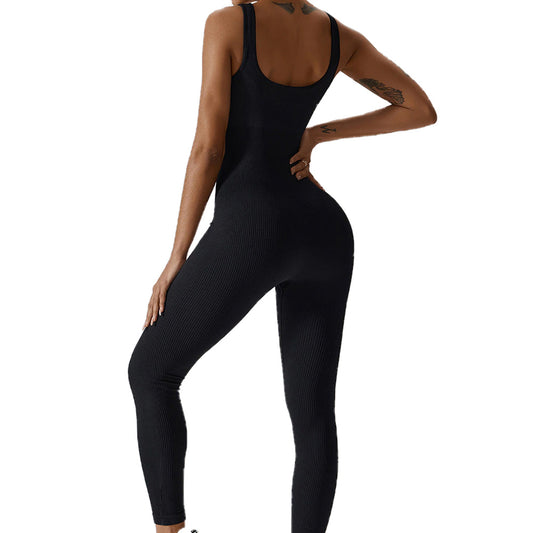 Baller Babe Seamless Bodysuit Ribbed in Black