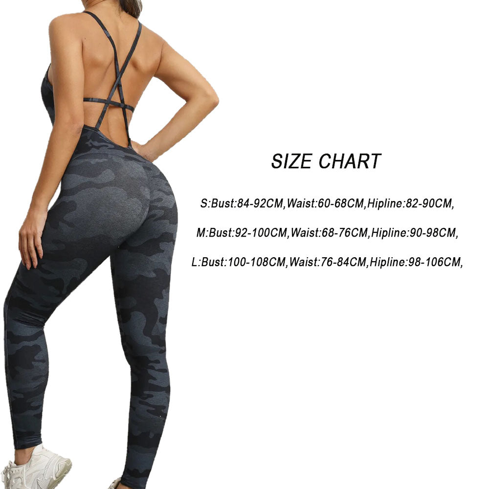 Baller Babe jumpsuit one piece Full Body Grey Camo