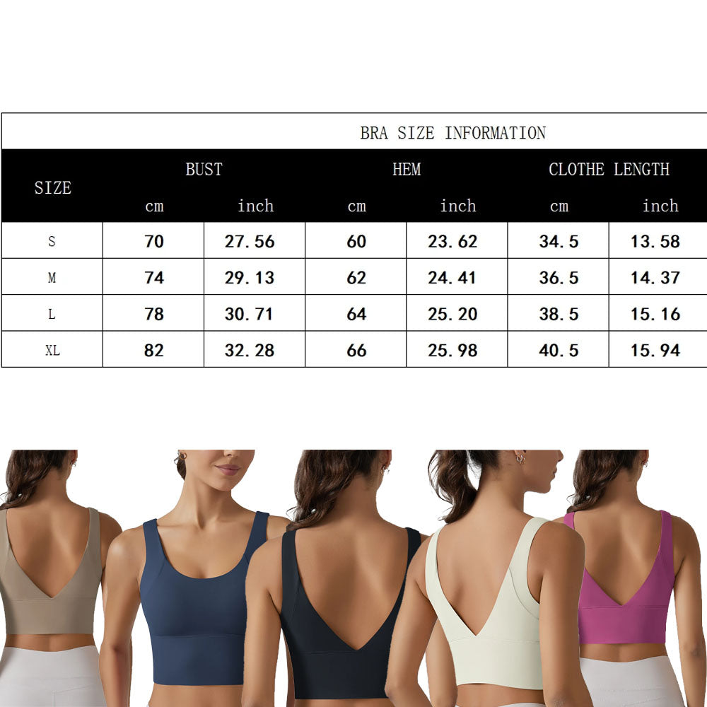 Ivy womens V Back crop top Black