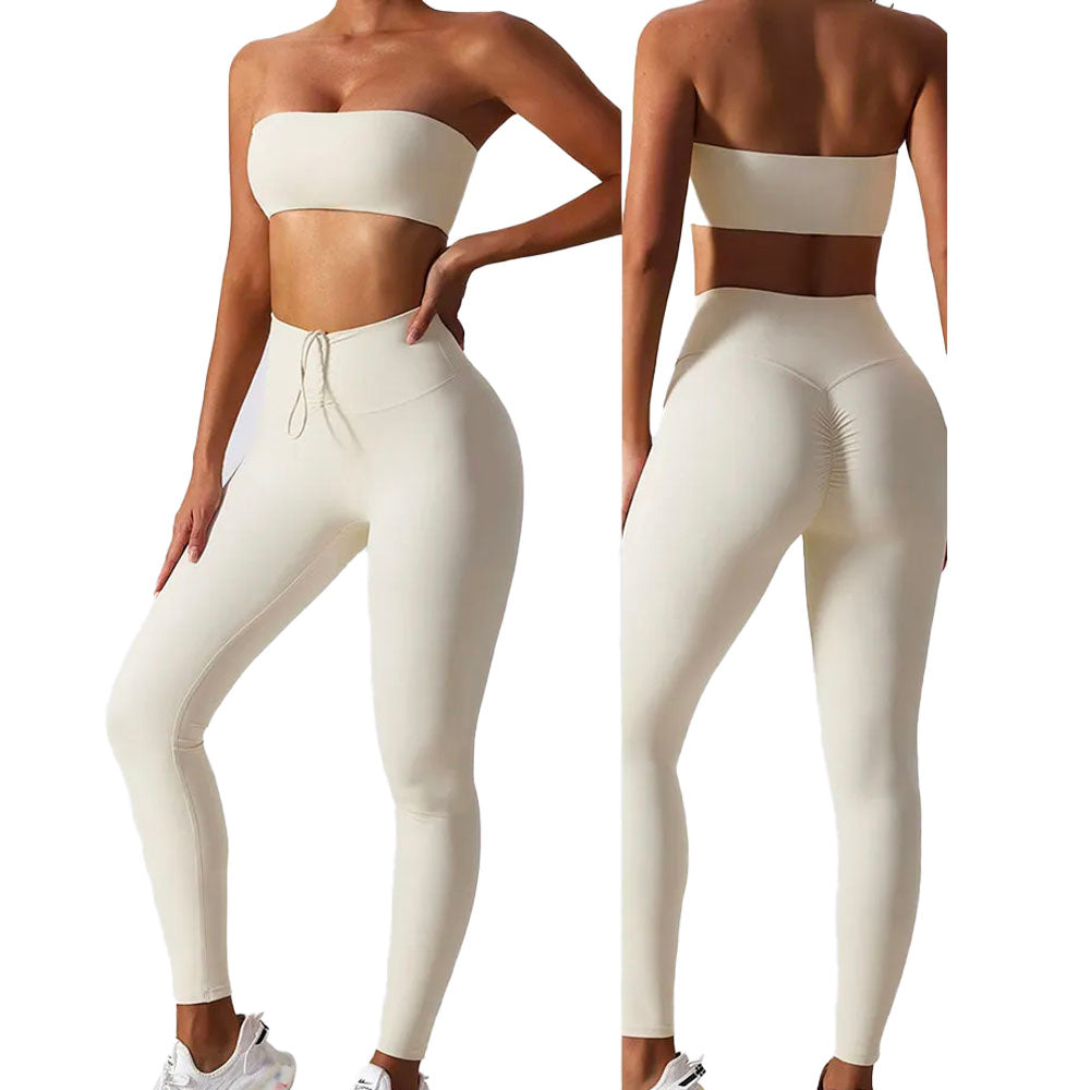 Azra Boob Tube with Scrunch Leggings Set