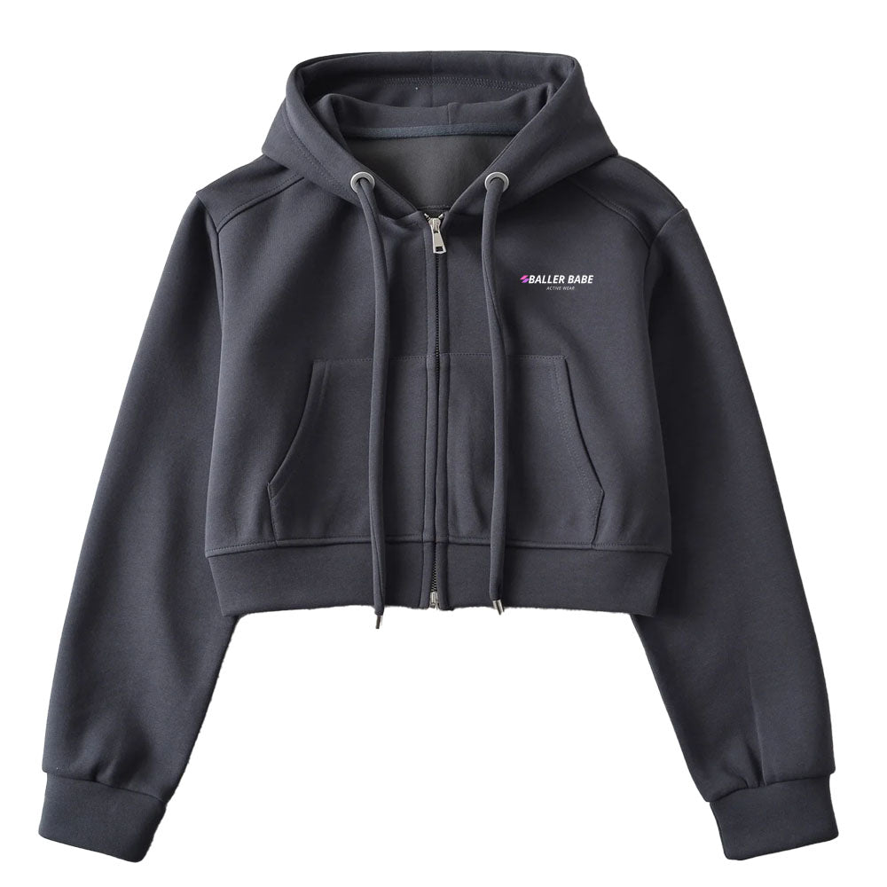 Baller Babe Hoodie Zip Jumper