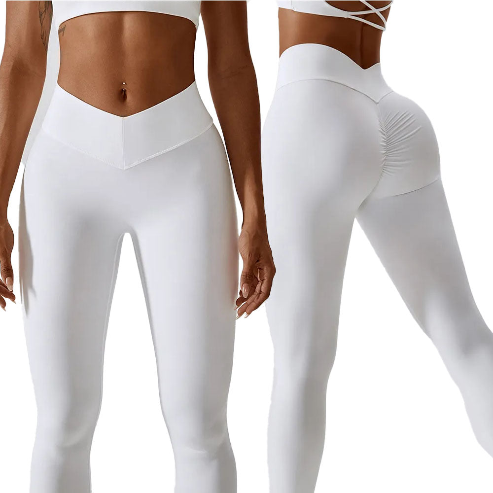 Baller Babe Elite Womens Scunch Leggings White