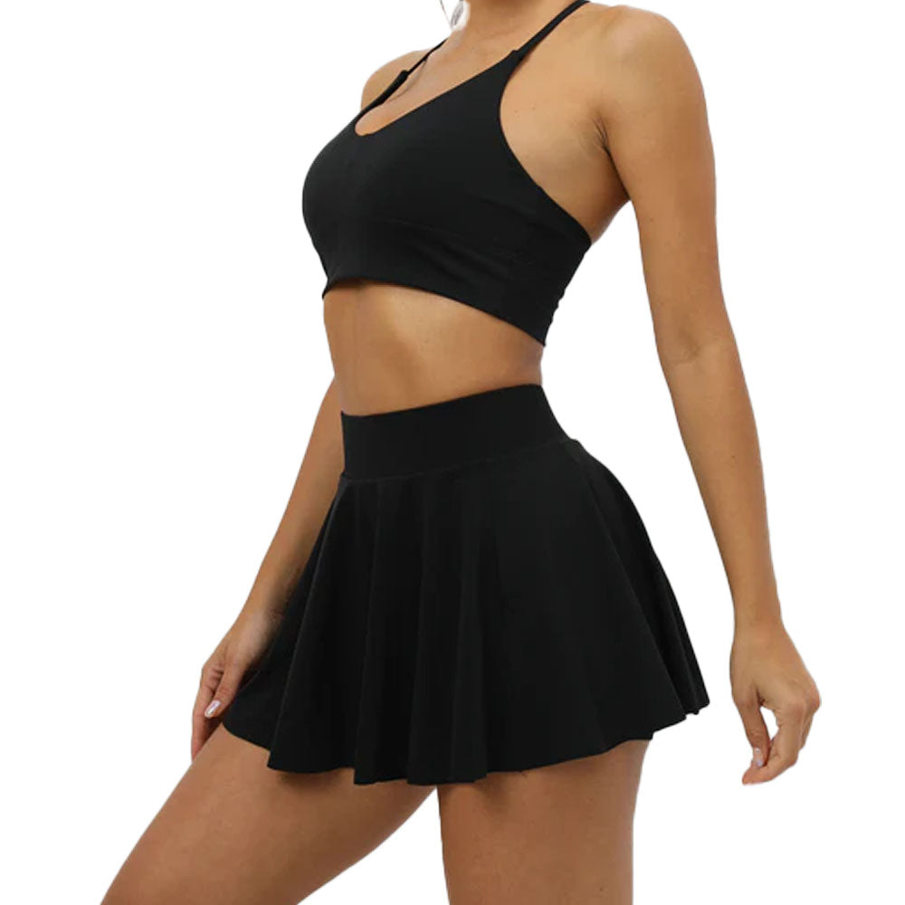 Baller Babe Sport Skirt with Crop Top Set