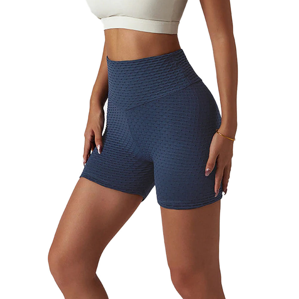 Baller Babe compression activewear shorts Blue