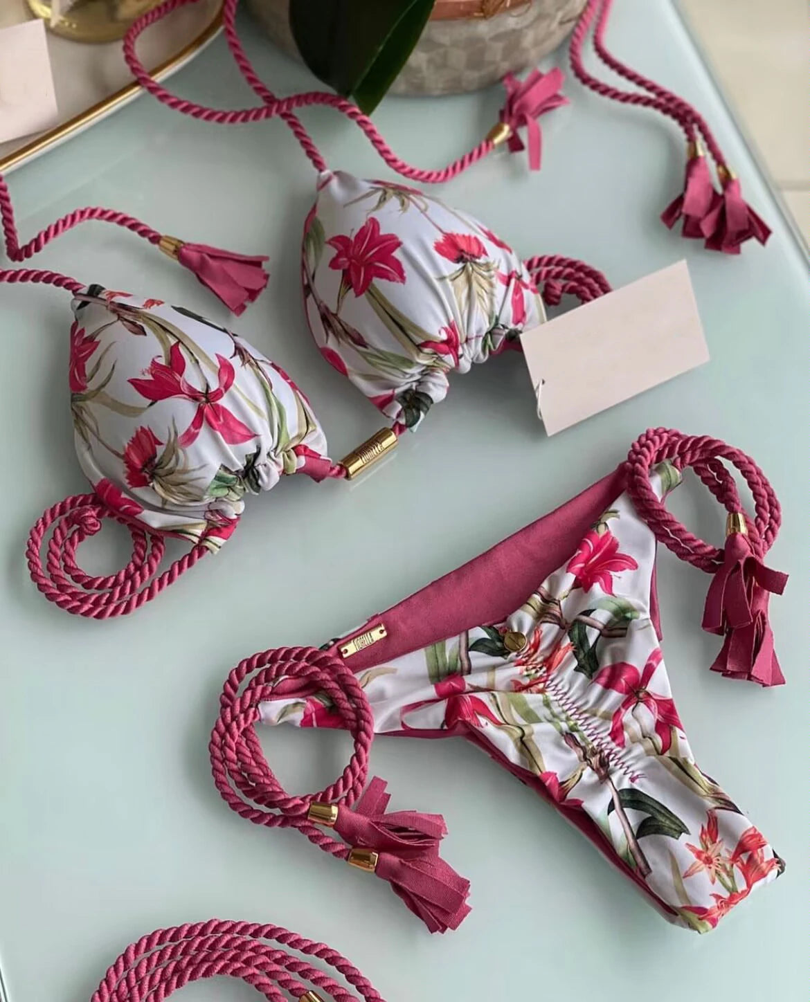 Pixie Bikini Top and Bottom (Set)
