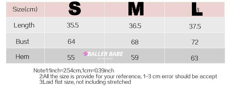 White Baller Babe Middi active wear top with cross back