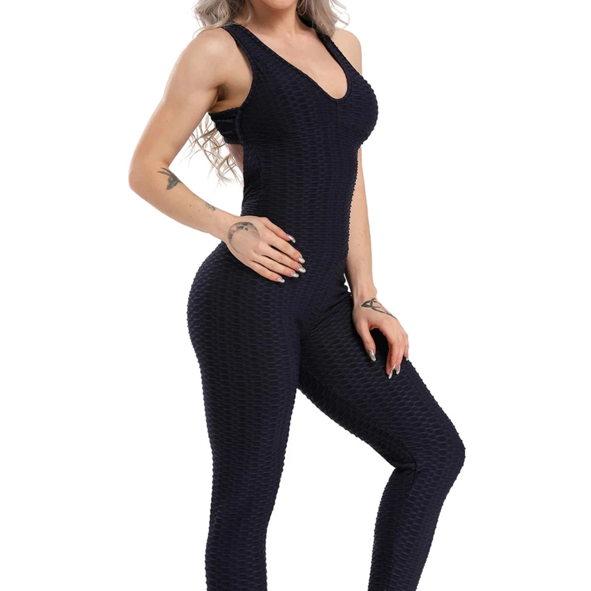 Baller Babe Racerback Jumpsuit Push Up Scrunch Leggings