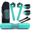 3 in 1 Barbell Pad Set with Carry Bag Wrist Wraps Ankle Straps