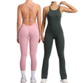 Milana Flare Yoga Bodysuit Jumpsuit Adjustable 10 Colours