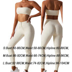 Azra Boob Tube with Scrunch Leggings Set