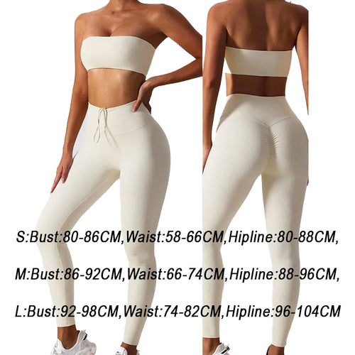 Azra Boob Tube with Scrunch Leggings Set
