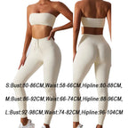 Azra Boob Tube with Scrunch Leggings Set