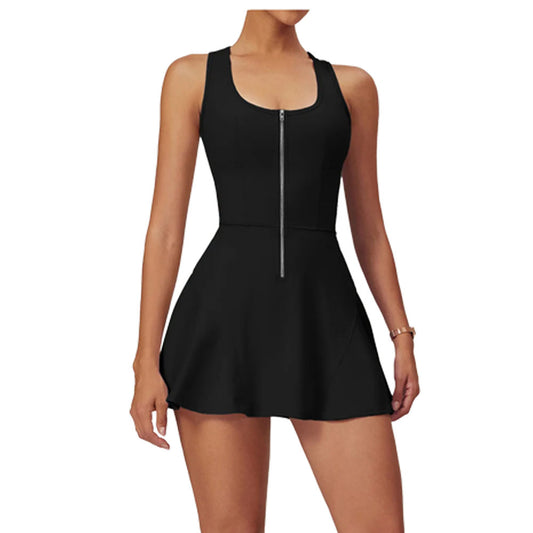 Classic womens Sports Dress Jet Black