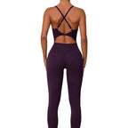 One Piece Bodysuit U-Neck Cross Back Adjustable