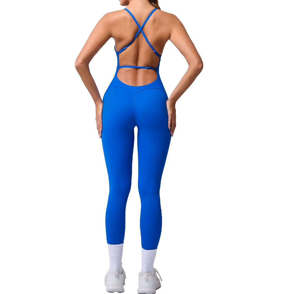 Milana Flare Yoga Bodysuit Jumpsuit Adjustable 10 Colours