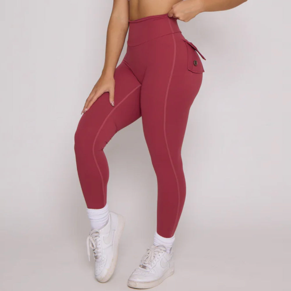 Jet Black Women's Cargo Leggings with Pockets  Activewear yoga Leggings –  Baller Babe Active Wear