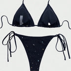 Black Sparkel Bikini Set