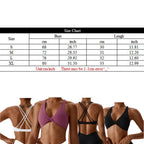 Elite Twist Crop Top Bra in Blue