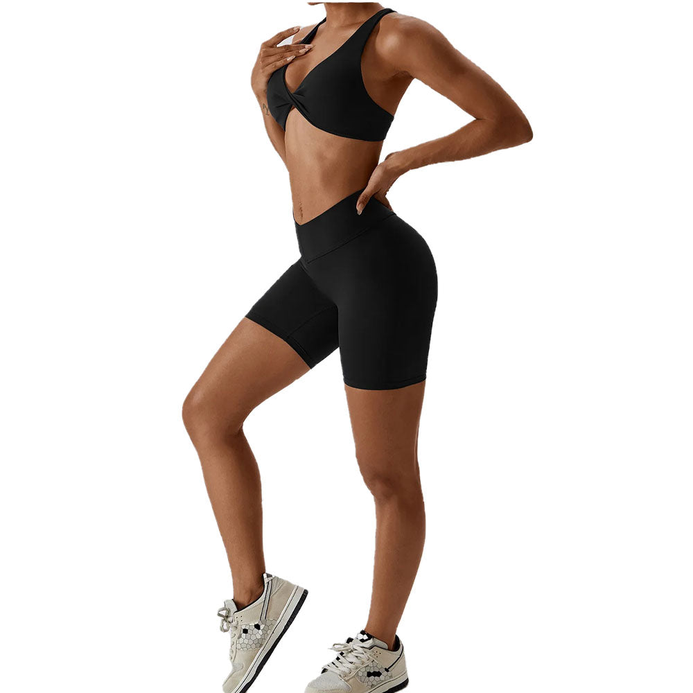 Baller Babe Elite V Scrunch Shorts Black