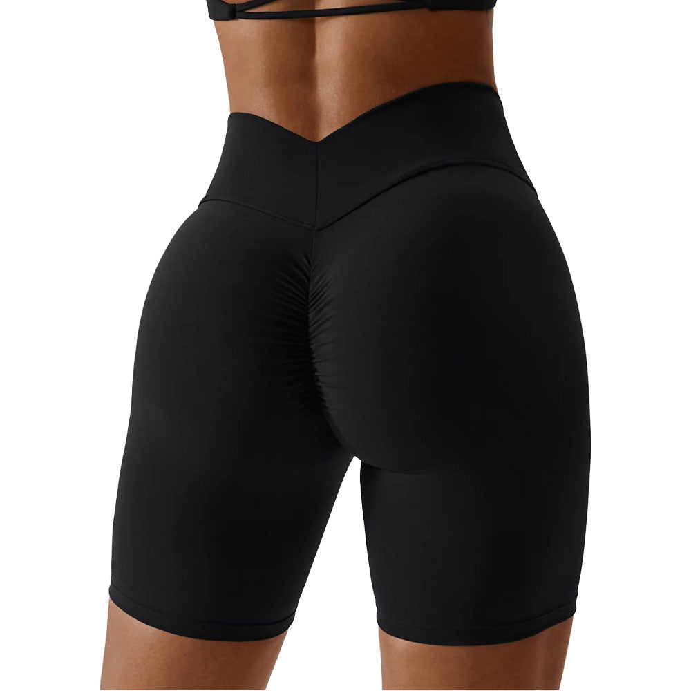 Baller Babe Elite V Scrunch Shorts Black