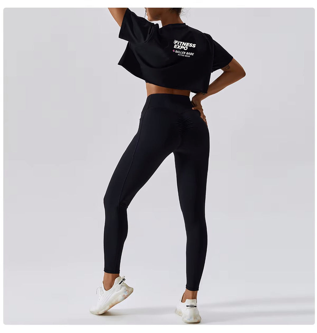 Exclusive AusFitness Expo & Baller Babe Loose Cropped T-Shirt