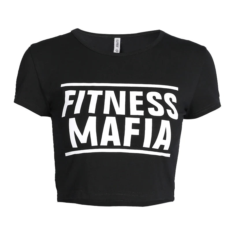 Baller Babe Fitness Mafia Cotton Womens Shirt