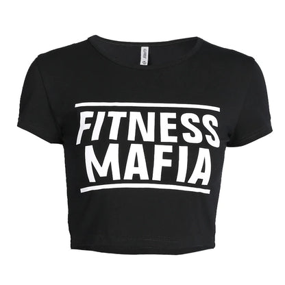 Baller Babe Fitness Mafia Cotton Womens Shirt