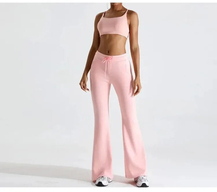 Harper yoga tracksuit pants Pink