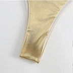 Shiney Glam Bikini Pink Set