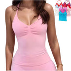 Seamless Halter Full Length Singlet Top