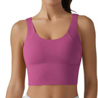 Ivy womens V Back crop top Pink