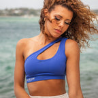 Baller Baby blue halter crop top