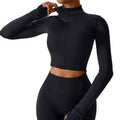 Long Sleeve Carman Zip Jacket Black