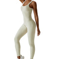 Baller Babe Seamless Bodysuit Ribbed in Oat Milk