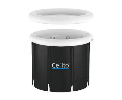 Inflatable Portable Ice Bath Tub 70x80cm Folding Bathtub