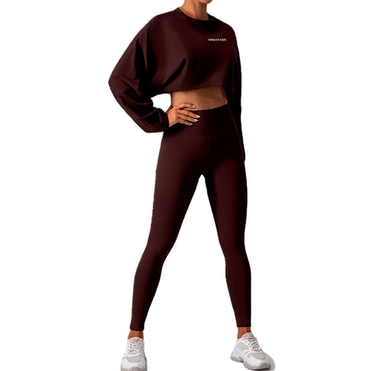 Elevate Jumper with Leggings Red