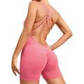 Rose Pink bodysuit shorts womens activewear australia.pdf