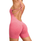 Rose Pink bodysuit shorts womens activewear australia.pdf