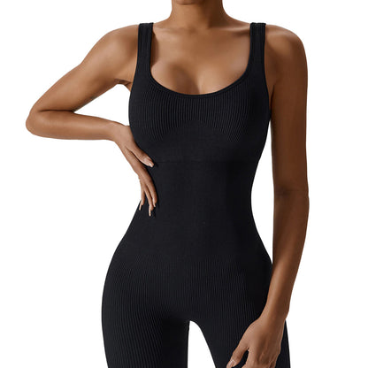 Baller Babe Seamless Bodysuit Ribbed in Black