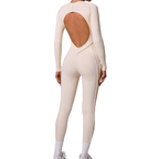 Amour Yoga Jumpsuit Long Sleeve Hemmed