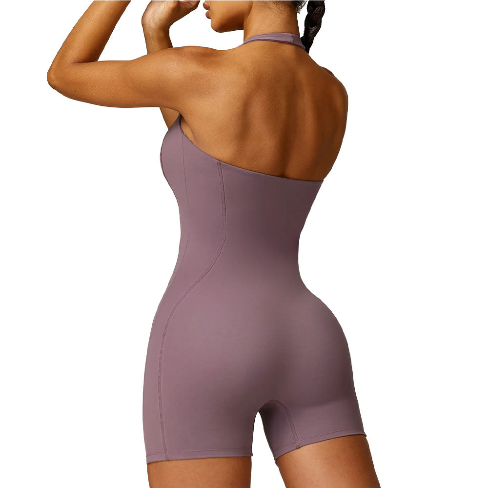 Henansi Seamless yoga jumpsuit bodysuit Purple