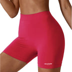 V-Waist Back Seamless Shorts Red