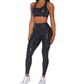 Baller Babe Black Leopard Leggings and Sports Bra SET
