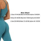 Jaded Womens scrunch Leggings with Top Green/Blue